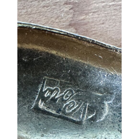 Coro Bird Brooch Gold-Tone Blue Glass Stone Mid-Century Jewelry Retro Pin - Picture 5 of 8